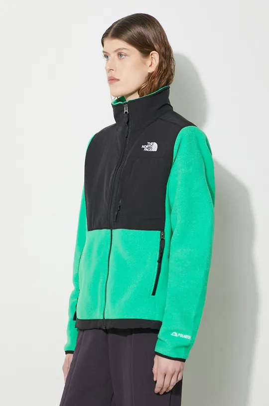 green The North Face fleece sweatshirt W Denali Jacket