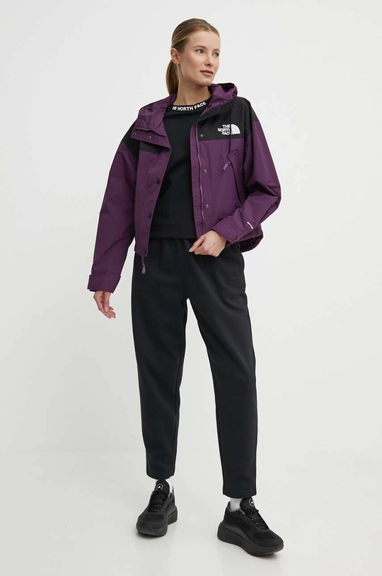 The North Face giacca violetto