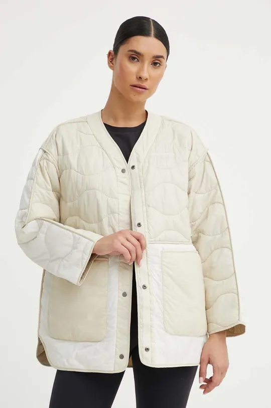 Peak Performance kurtka dwustronna Quilted beżowy