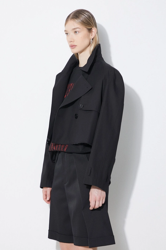 MM6 Maison Margiela cotton jacket black S62AN0126