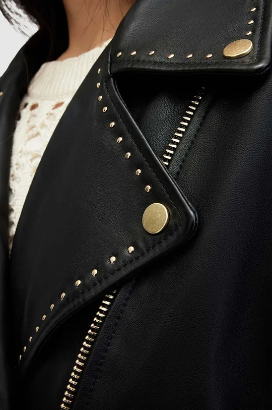 Kožená bunda AllSaints BALFERN MINI STUD BI Základná látka: 100 % Ovčia koža Podšívka: 100 % Recyklovaný polyester