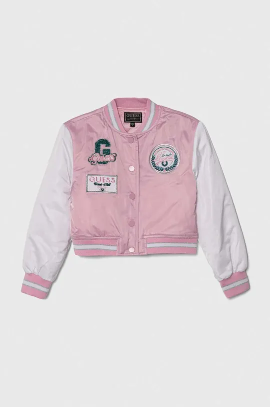 розовый Детская куртка-бомбер Guess Для девочек