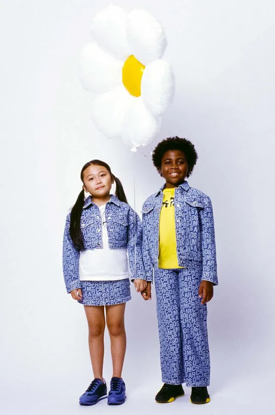Dječja traper jakna Marc Jacobs Za djevojčice