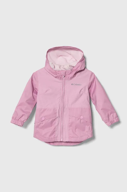 rosa Columbia giacca neonato/a Rainy Trails Fleece Ragazze