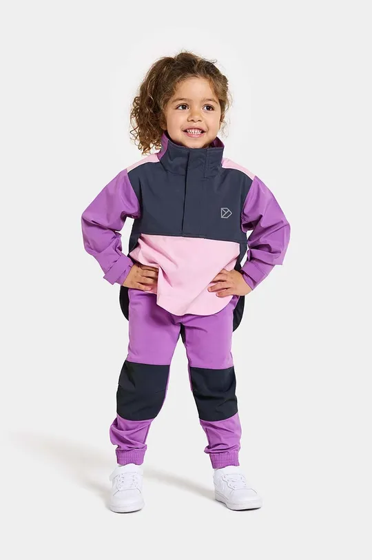 фиолетовой Детская куртка Didriksons LINGON KIDS JKT