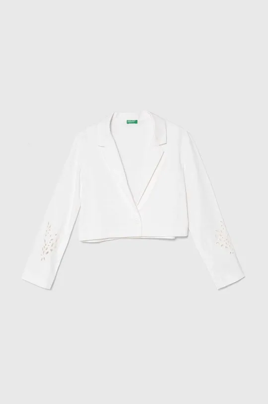 белый Детский пиджак United Colors of Benetton Для девочек