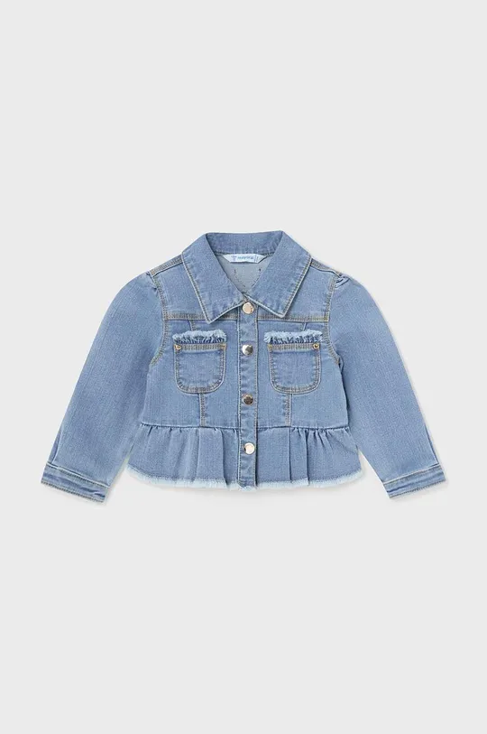 блакитний Дитяча джинсова куртка Mayoral Для дівчаток