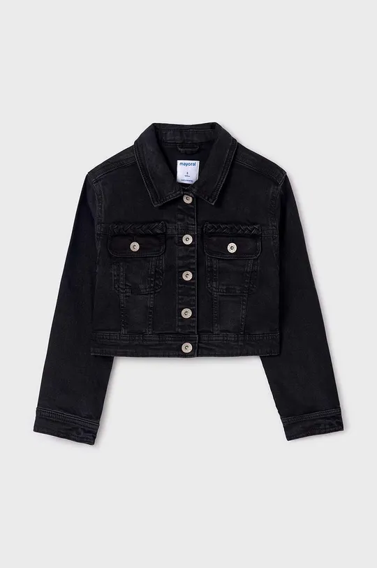 Otroška jeans jakna Mayoral črna