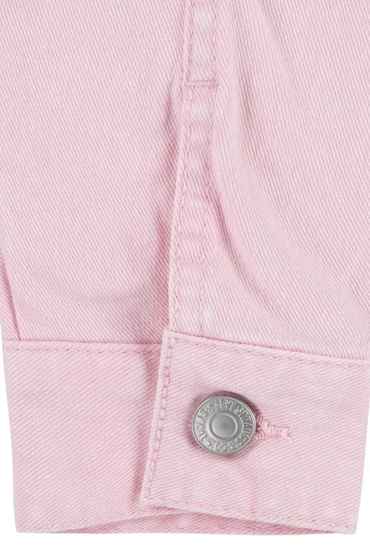 рожевий Дитяча джинсова куртка Levi's LVG COLOR BABY BAGGY TRUCKER