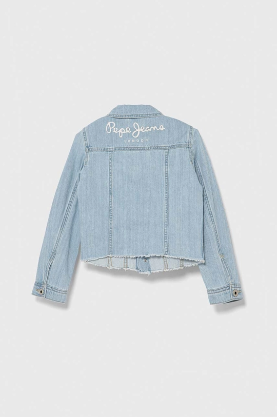 Бавовняна джинсова куртка Pepe Jeans ISA JACKET JR блакитний