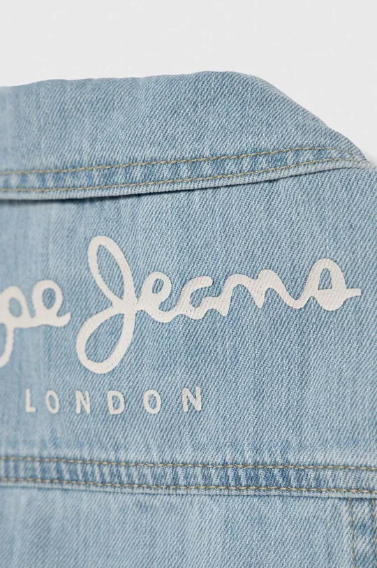 Βαμβακερό τζιν μπουφάν Pepe Jeans ISA JACKET JR 100% Βαμβάκι