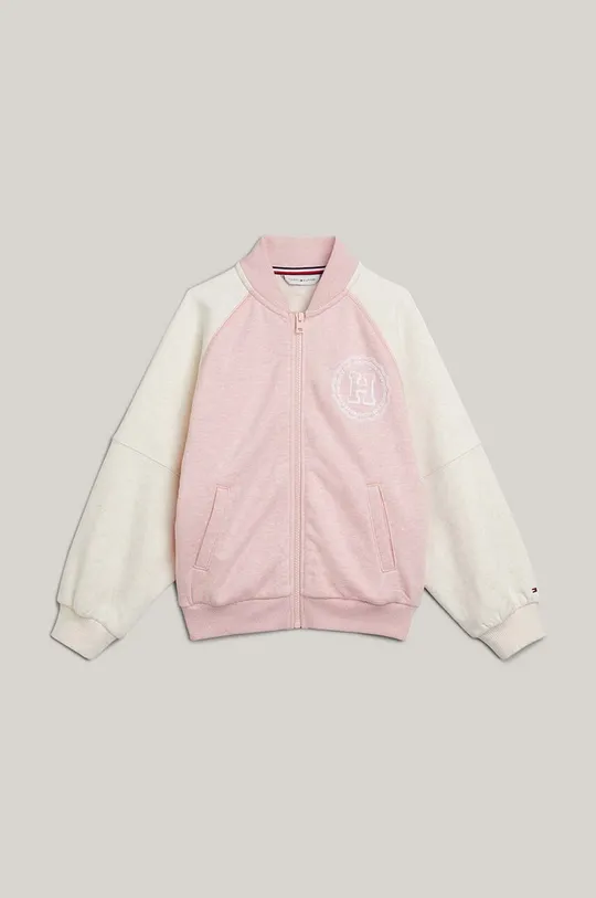 Детская куртка-бомбер Tommy Hilfiger розовый