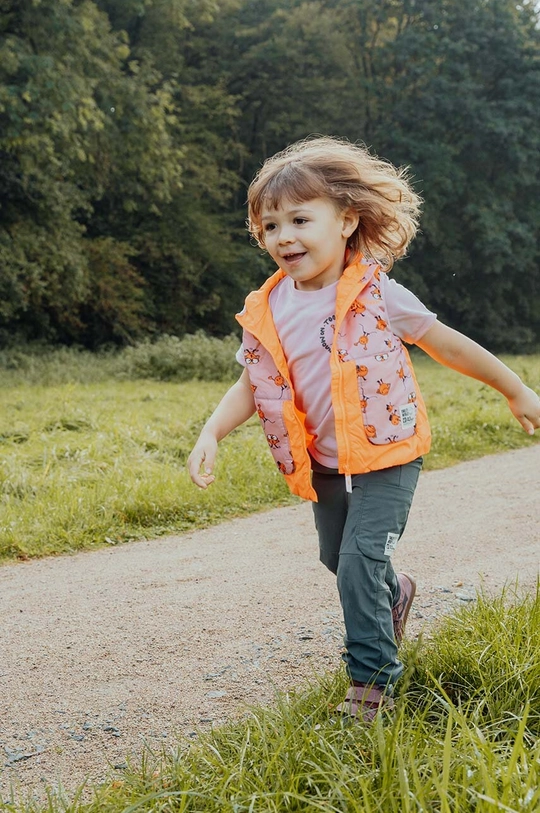 Jack Wolfskin gilet da bambino SMILEYWORLD AOP VEST 100% Poliestere