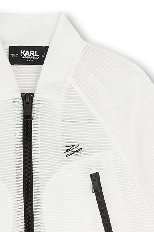 λευκό Παιδικό μπουφάν Karl Lagerfeld