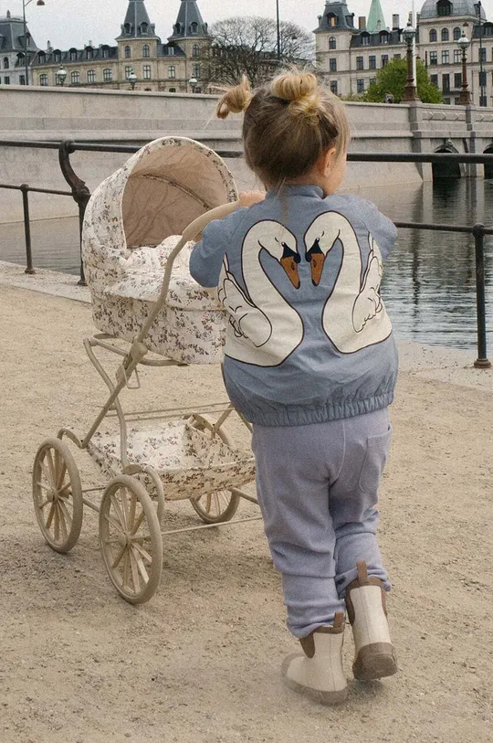 блакитний Дитяча куртка-бомбер Konges Sløjd Дитячий