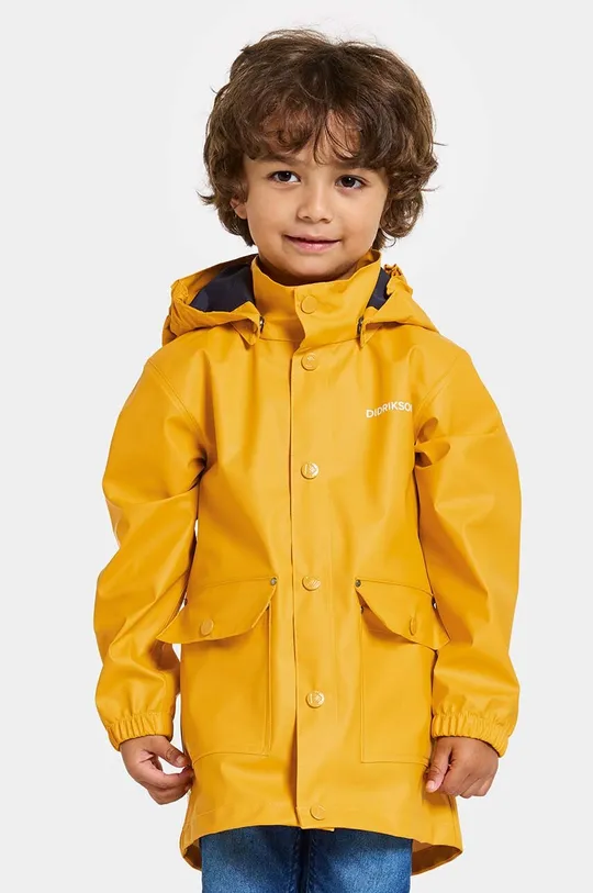 rumena Otroška jakna Didriksons JOJO KIDS JKT Otroški