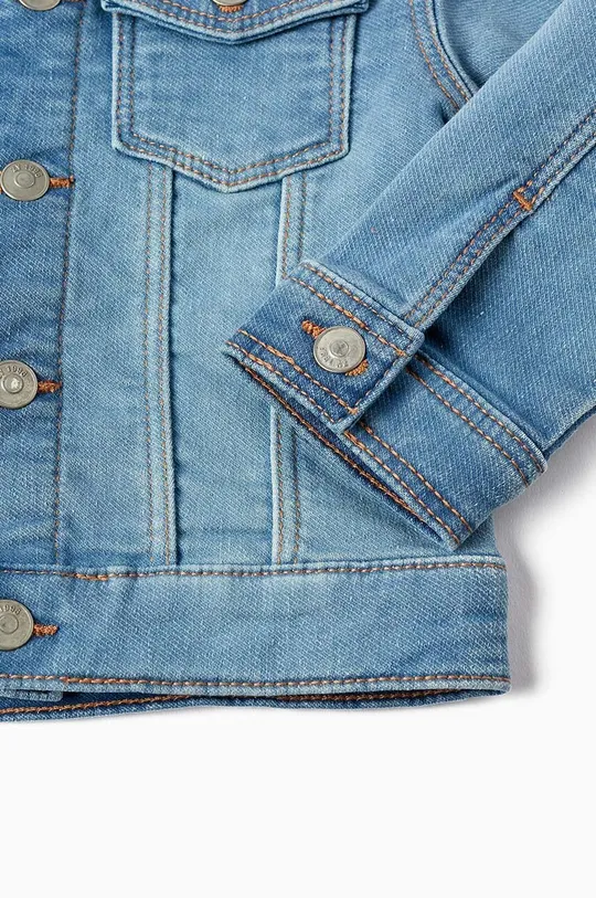 modrá Detská džínsová bunda zippy
