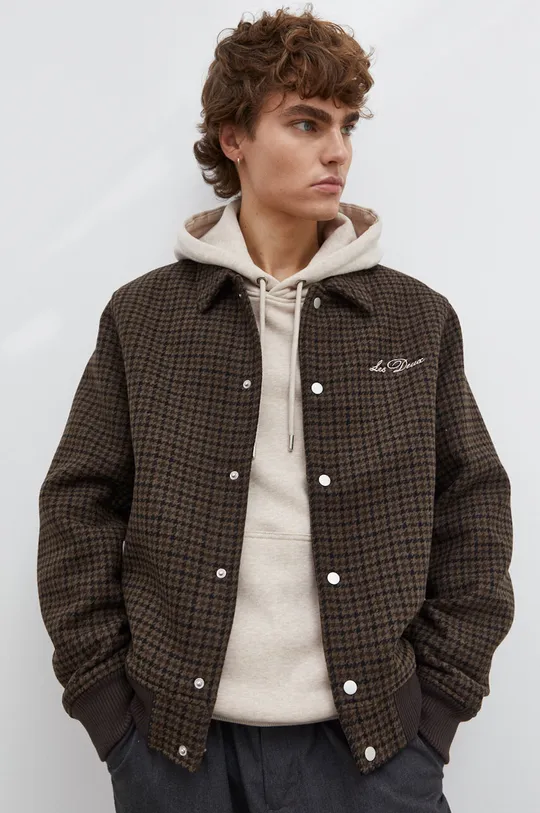 marrone Les Deux giacca in lana Uomo