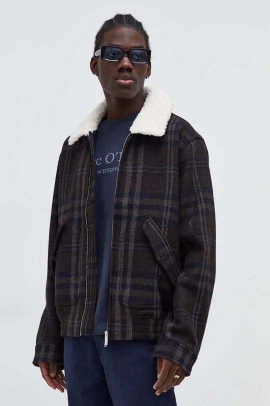 marrone Les Deux giacca in lana Uomo