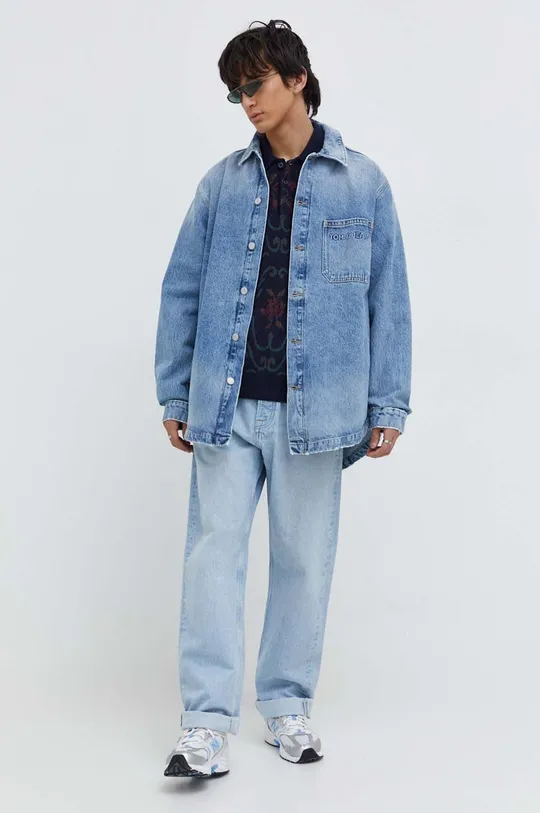 Jeans jakna Tommy Jeans modra