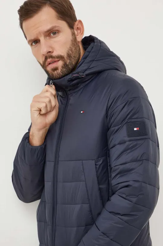 tmavomodrá Bunda Tommy Hilfiger