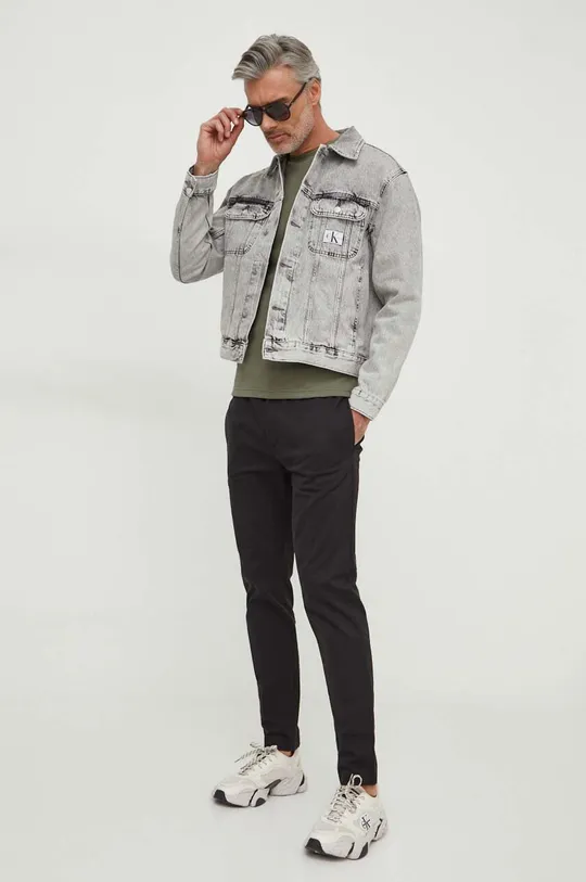 Calvin Klein Jeans giacca di jeans grigio