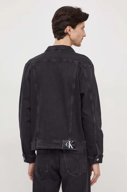 Rifľová bunda Calvin Klein Jeans 99 % Bavlna, 1 % Elastan