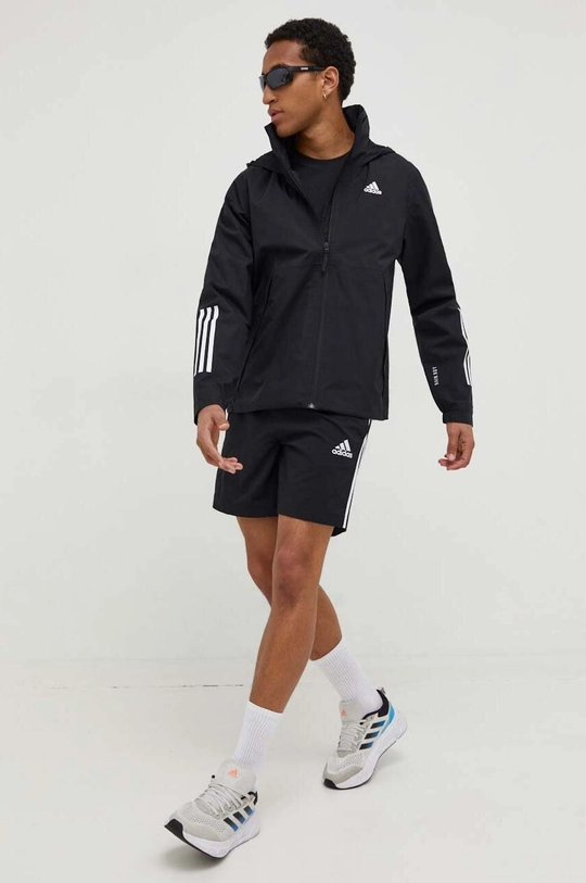 czarny adidas kurtka