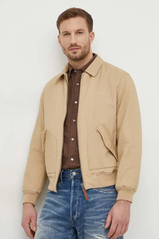 Pepe Jeans giacca in cotone beige