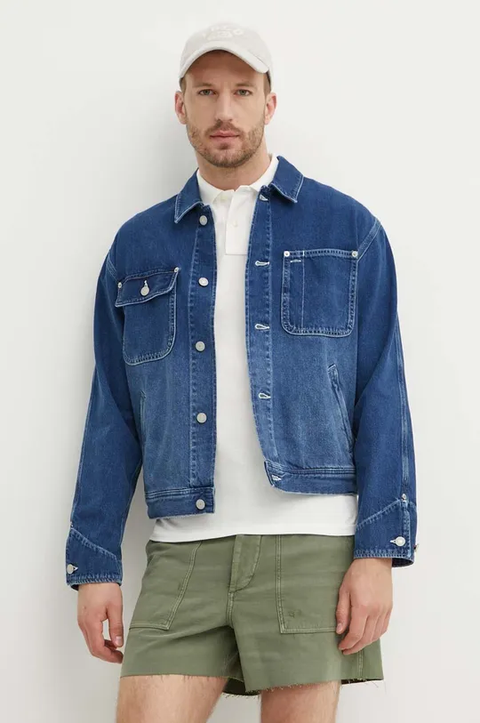 Polo Ralph Lauren kurtka jeansowa 80 % Bawełna, 20 % Bawełna z recyklingu