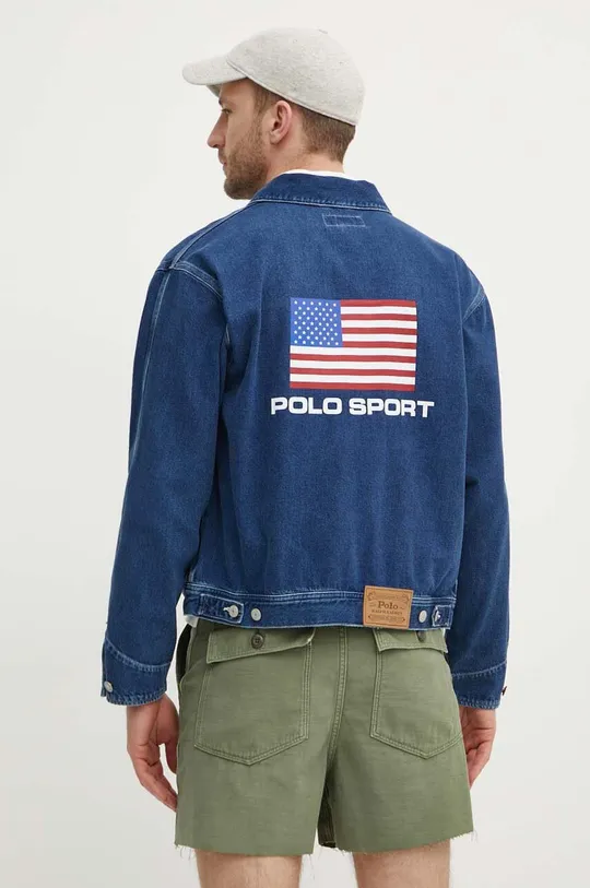 niebieski Polo Ralph Lauren kurtka jeansowa