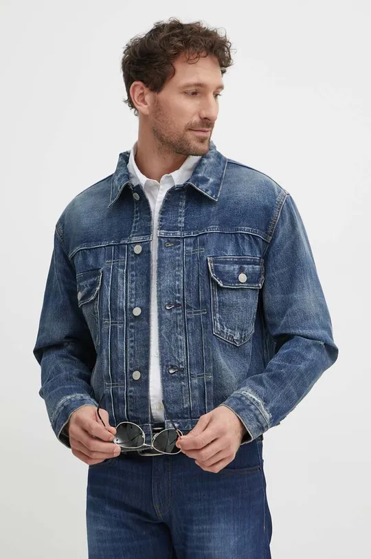 modra Jeans jakna Polo Ralph Lauren Moški