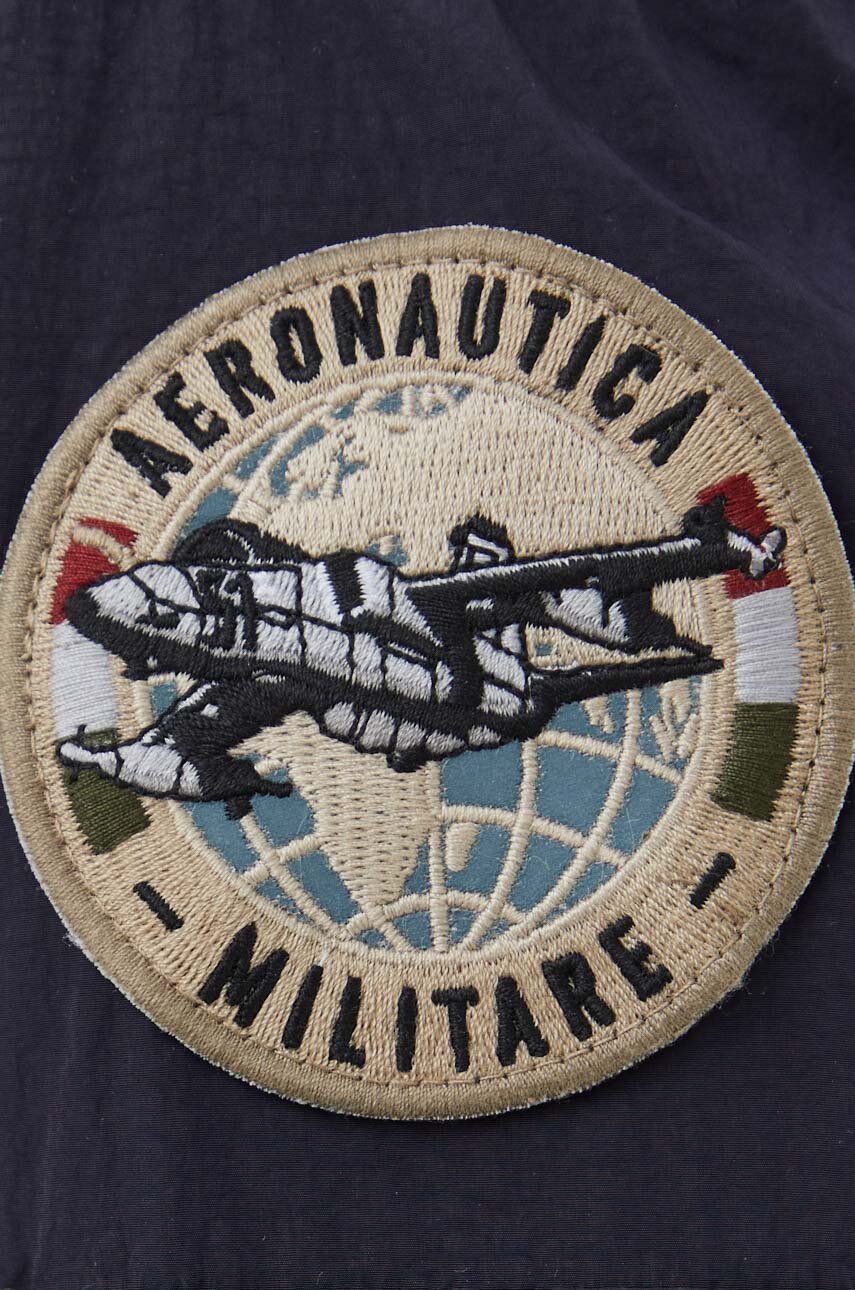 Куртка Aeronautica Militare мужская цвет синий переходная | ANSWEAR.ua
