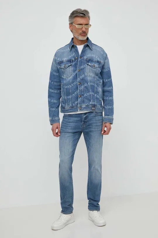 Versace Jeans Couture kurtka jeansowa niebieski