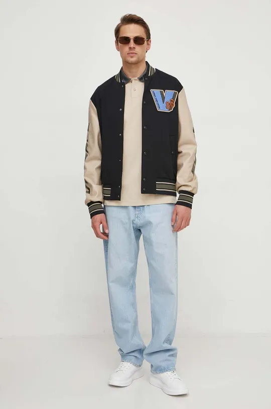 Versace Jeans Couture kurtka bomber brązowy