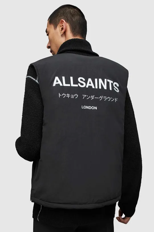čierna Obojstranná vesta AllSaints Underground
