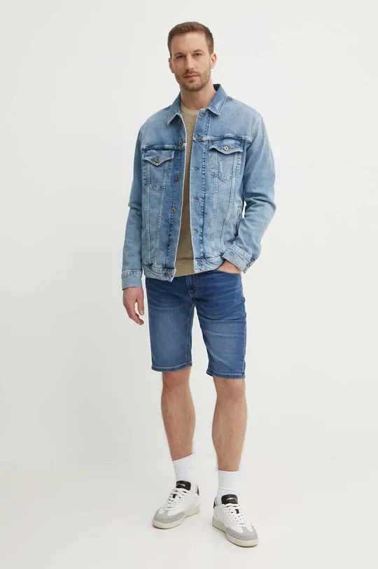Pepe Jeans giacca di jeans RELAXED JACKET blu