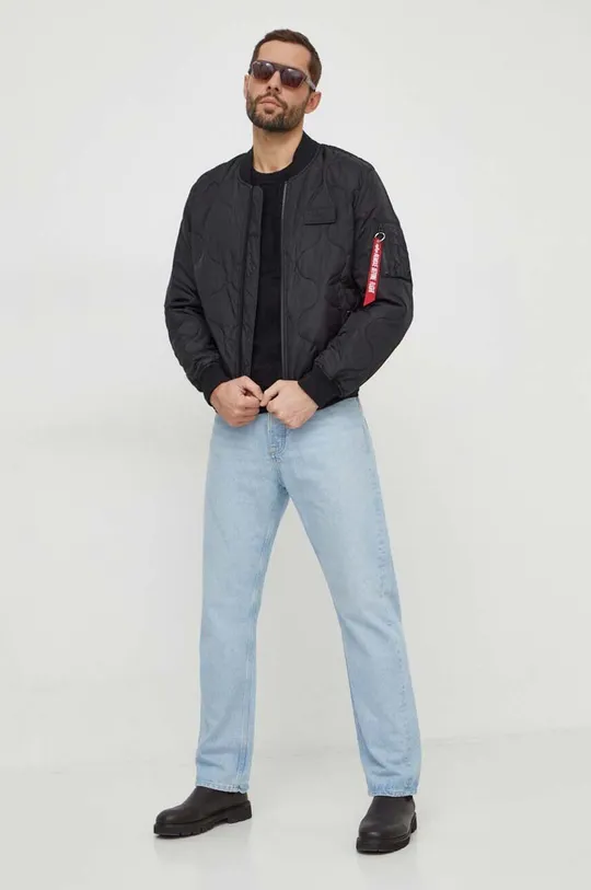 Alpha Industries giacca bomber MA-1 ALS nero
