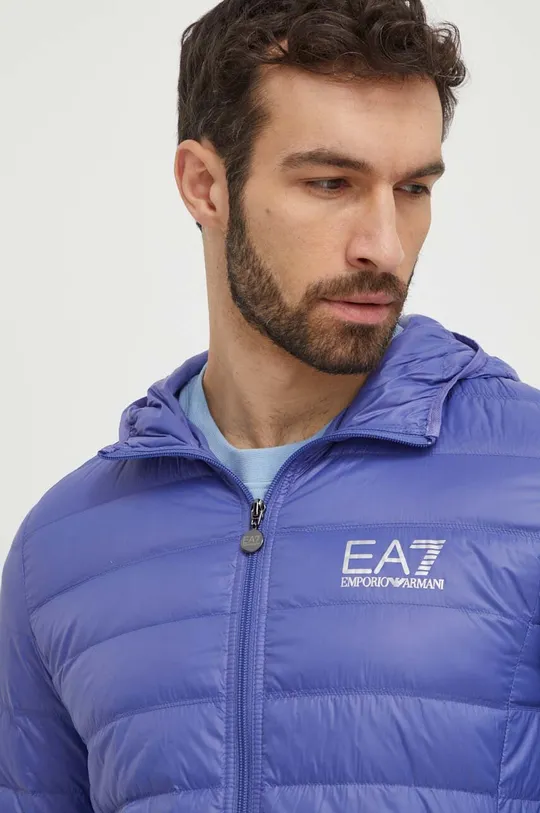 фіолетовий Пухова куртка EA7 Emporio Armani