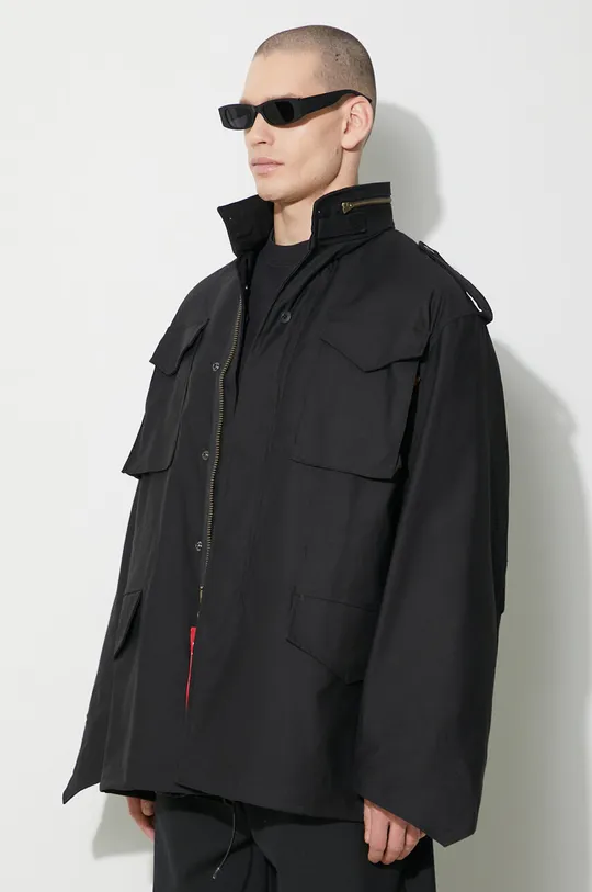 czarny Alpha Industries kurtka M-65