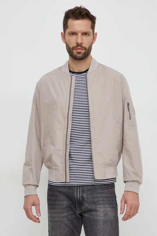 серый Куртка-бомбер Calvin Klein