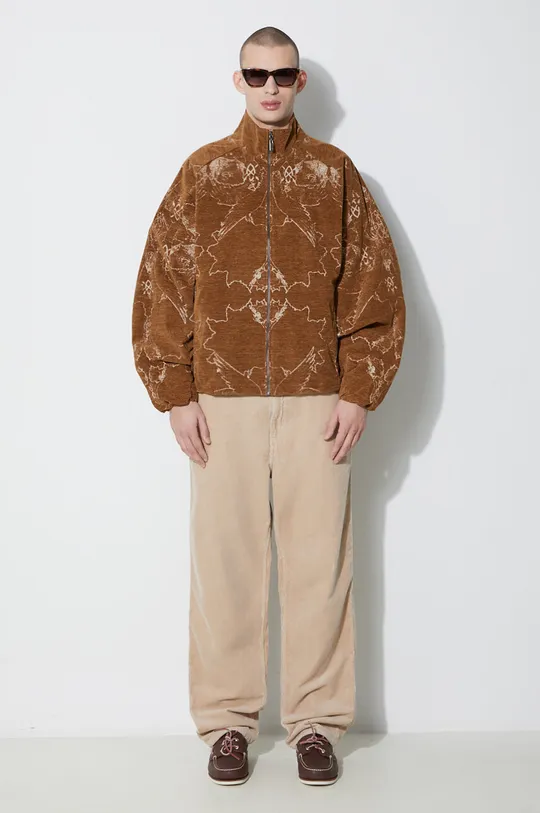 Daily Paper jacket Search Rhythm Track Jacket brown