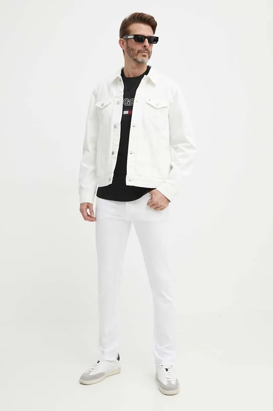 Tommy Hilfiger kurtka jeansowa biały