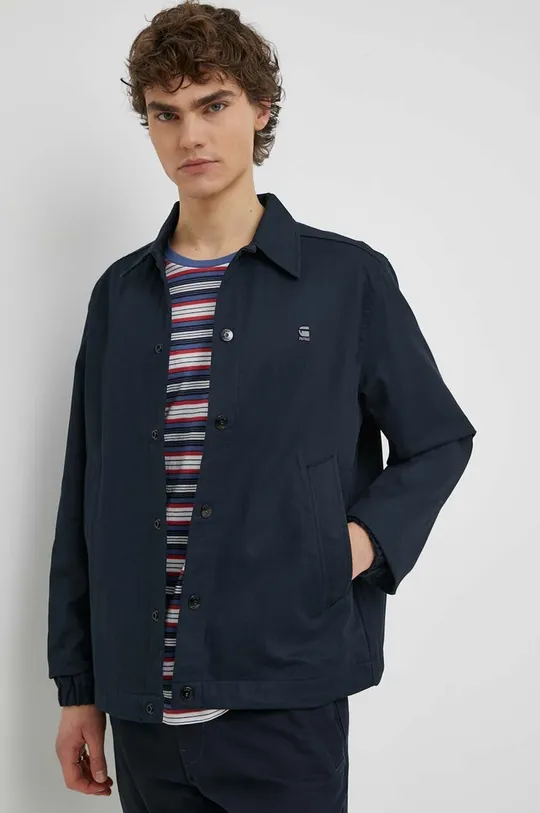 blu navy G-Star Raw giacca in cotone