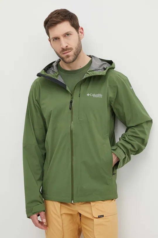 зелёный Куртка outdoor Columbia Ampli-Dry II Мужской