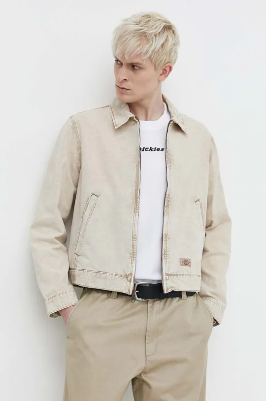 beige Dickies giacca di jeans NEWINGTON JACKET Uomo