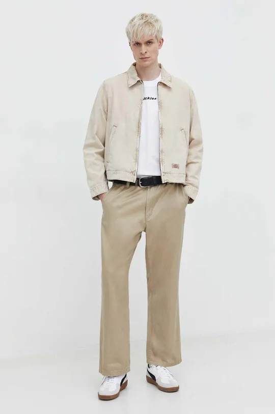 Dickies giacca di jeans NEWINGTON JACKET beige