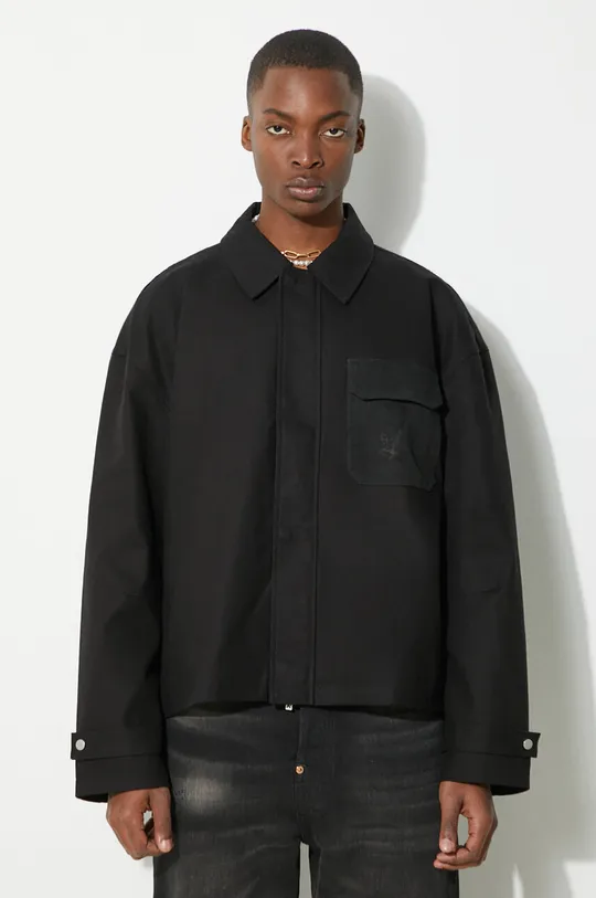 negru Represent jacheta de bumbac Horizons De bărbați