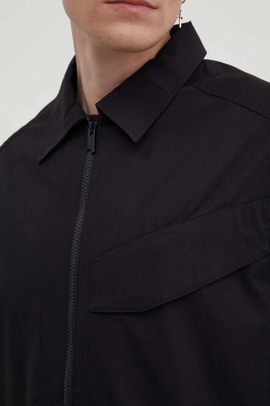 A-COLD-WALL* pamut kabát Zip Overshirt Férfi