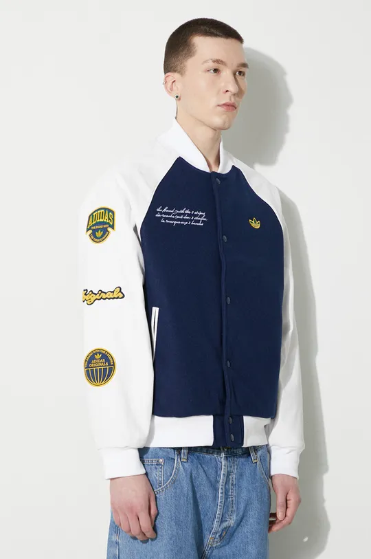 mornarsko plava Bomber jakna adidas Originals VRCT Jacket